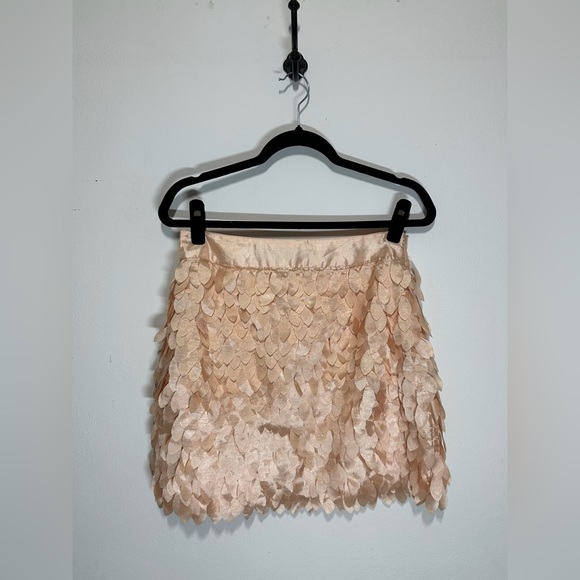 Kardashian Kollection Pink Petal Fringe Skirt - Picture 3 of 6